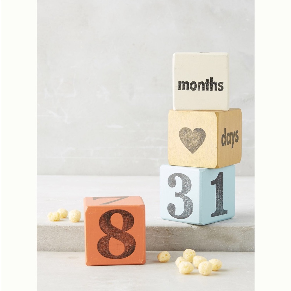 Baby Days Wood Blocks🤍